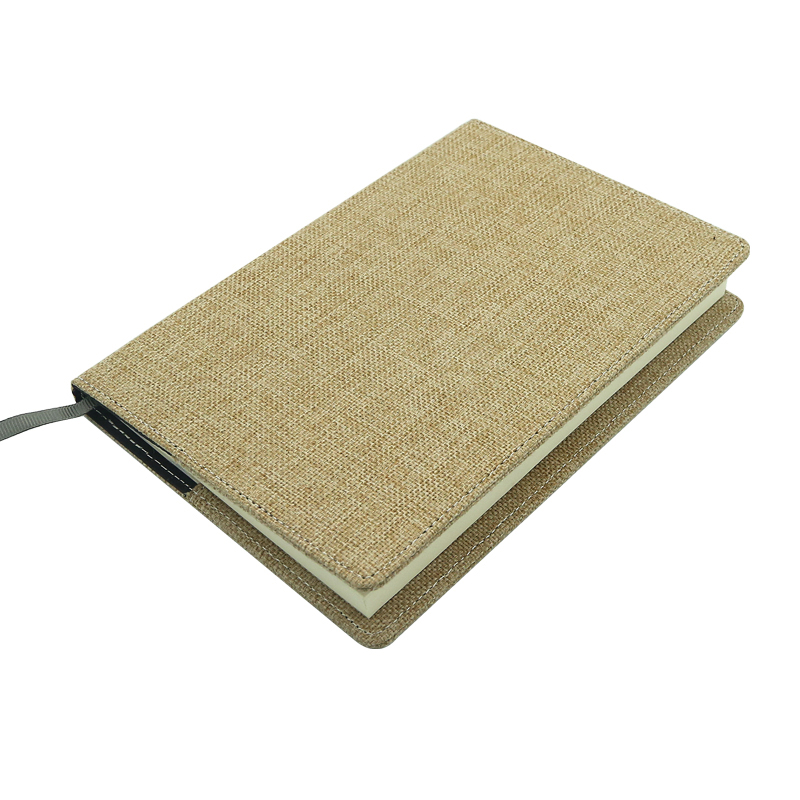 Carnet modifiable en jute par sublimation - Format A5
