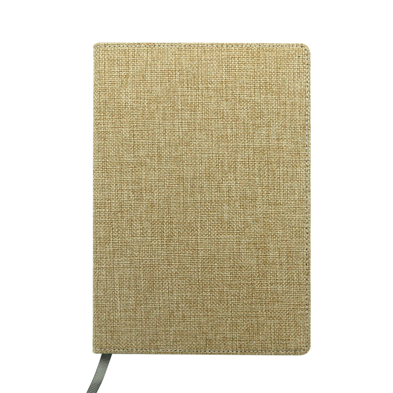 Carnet modifiable en jute par sublimation - Format A6