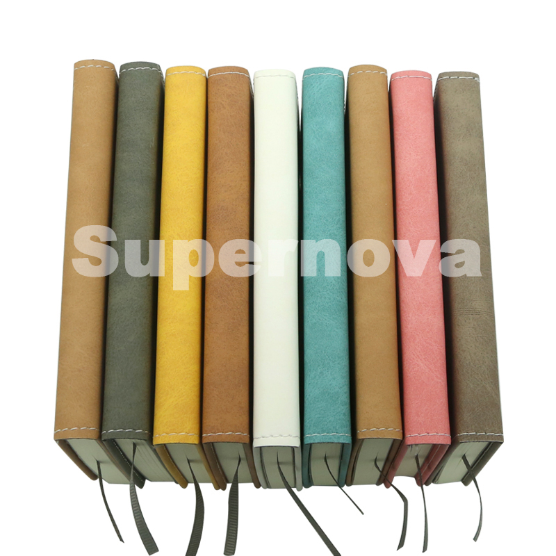 Carnet en cuir couleur par sublimation - Format A6
