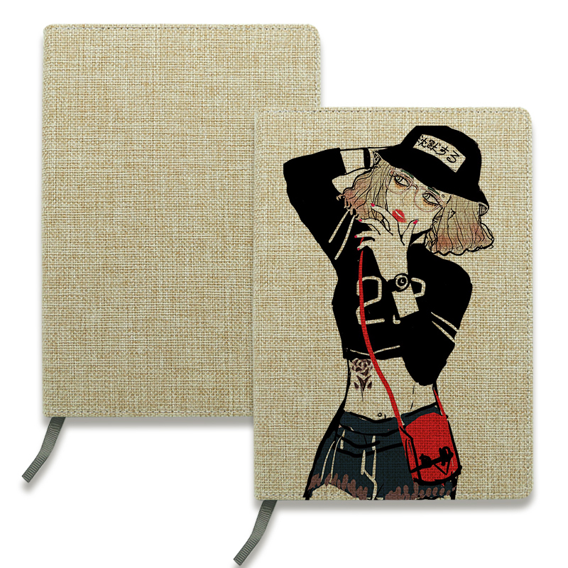 Carnet de jute par sublimation - Format A4