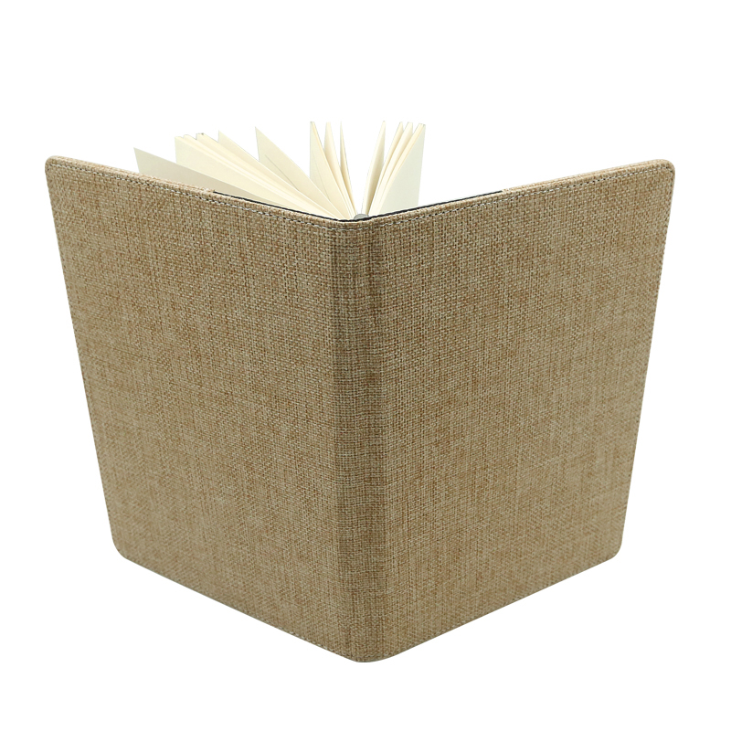 Carnet modifiable en jute par sublimation - Format A5