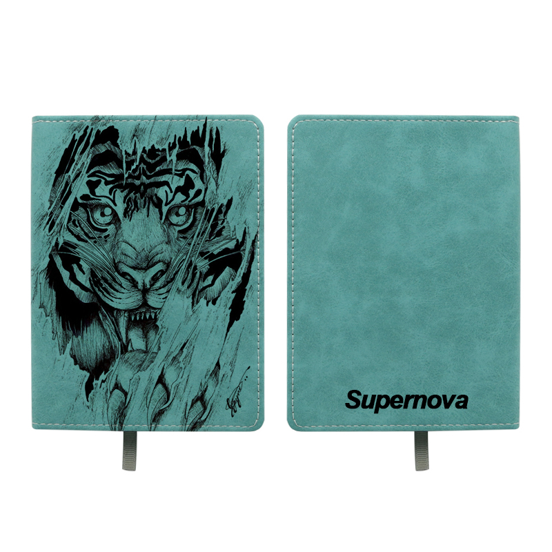 Carnet en cuir couleur par sublimation - Format A6