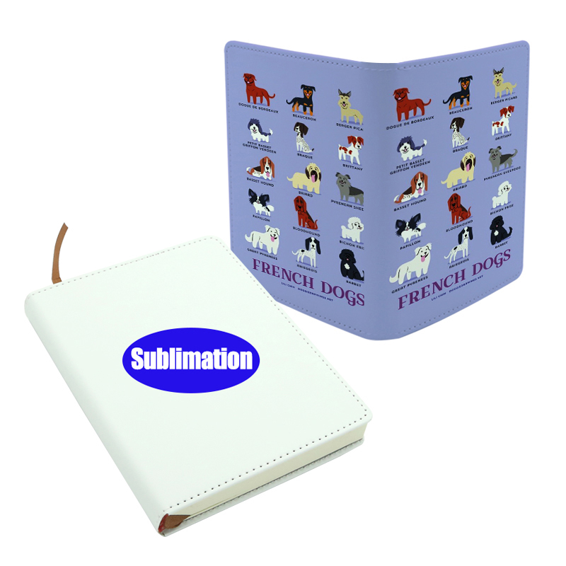 Carnet en cuir PU par sublimation - Format A4
