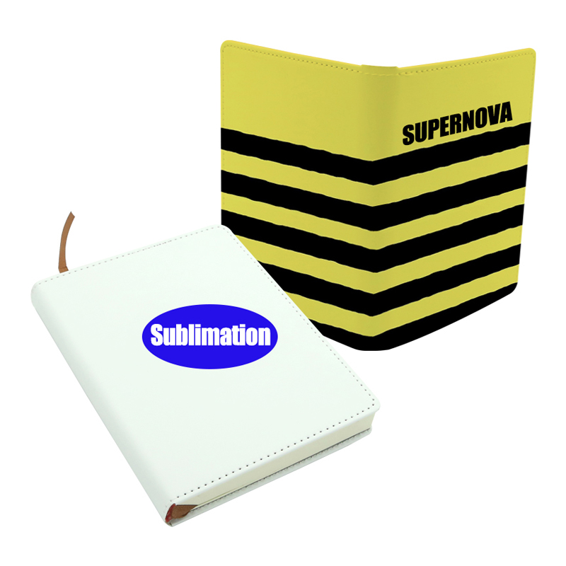 Carnet en cuir PU par sublimation - Format A4